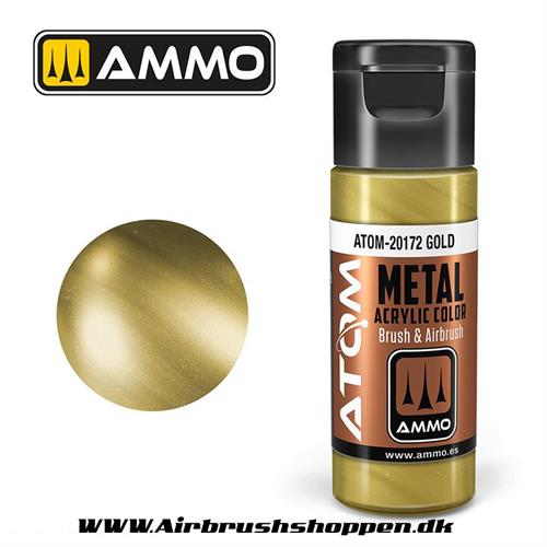 ATOM-20172 METALLIC Gold  -  20ml  Atom color